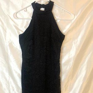 Little Black Halterneck Dress